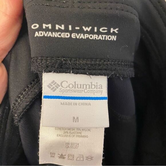 COLUMBIA Omni-wick Skort black capri leggings modest womans M - Picture 11 of 11